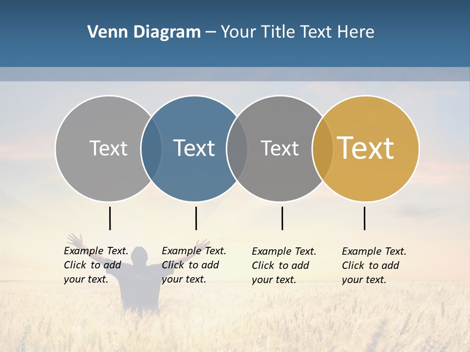 Blue Harvest Lifestyle PowerPoint Template