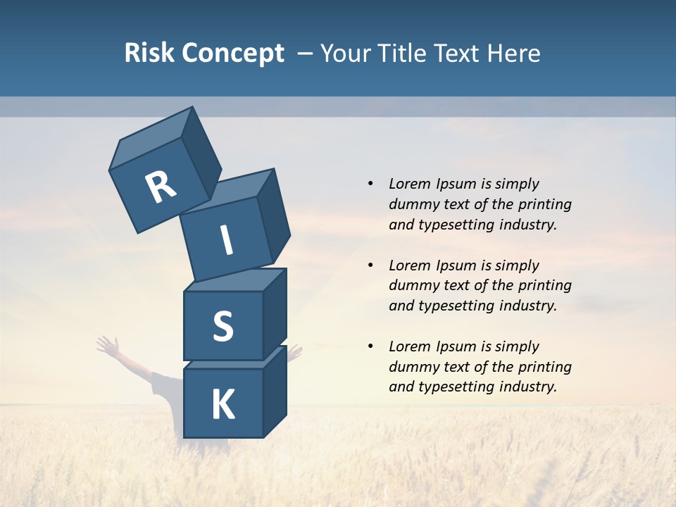 Blue Harvest Lifestyle PowerPoint Template