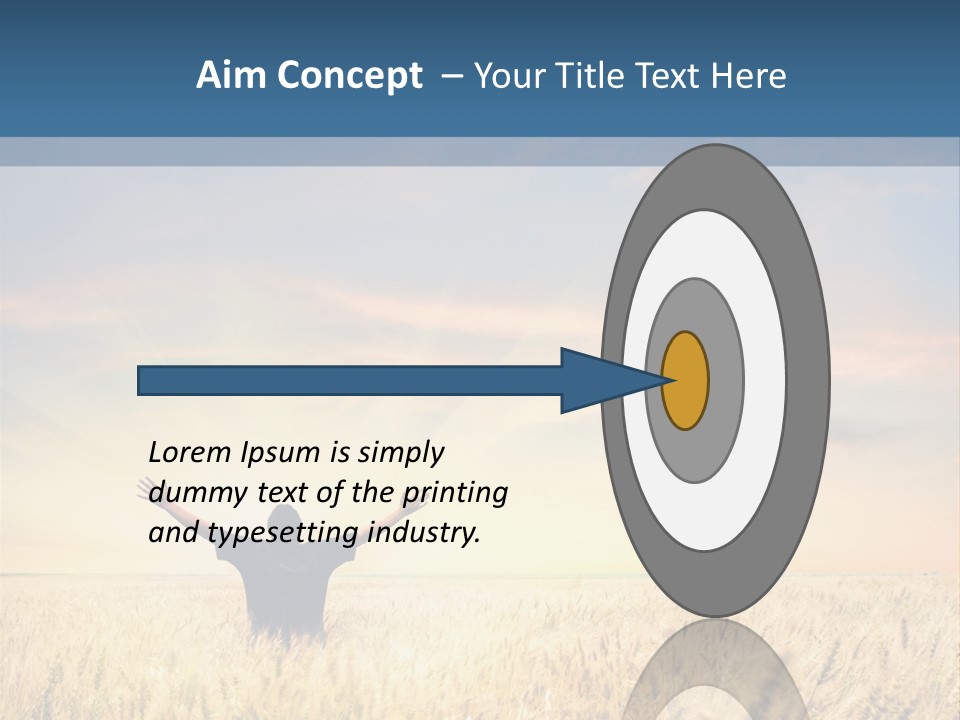 Blue Harvest Lifestyle PowerPoint Template