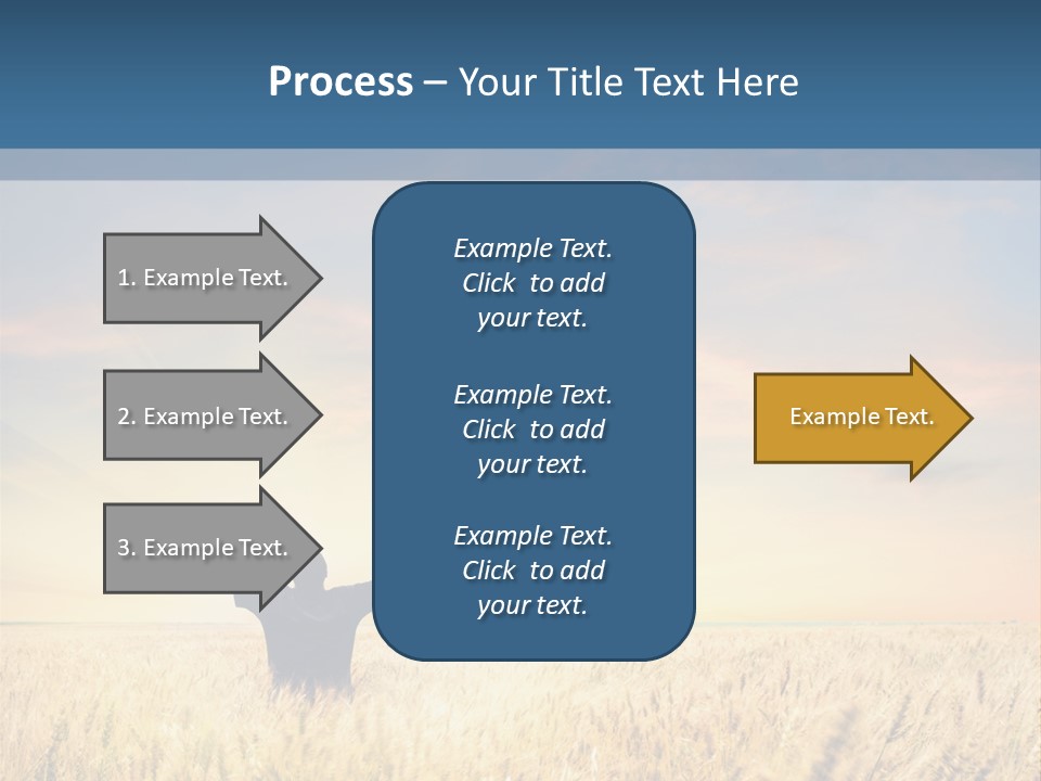 Blue Harvest Lifestyle PowerPoint Template