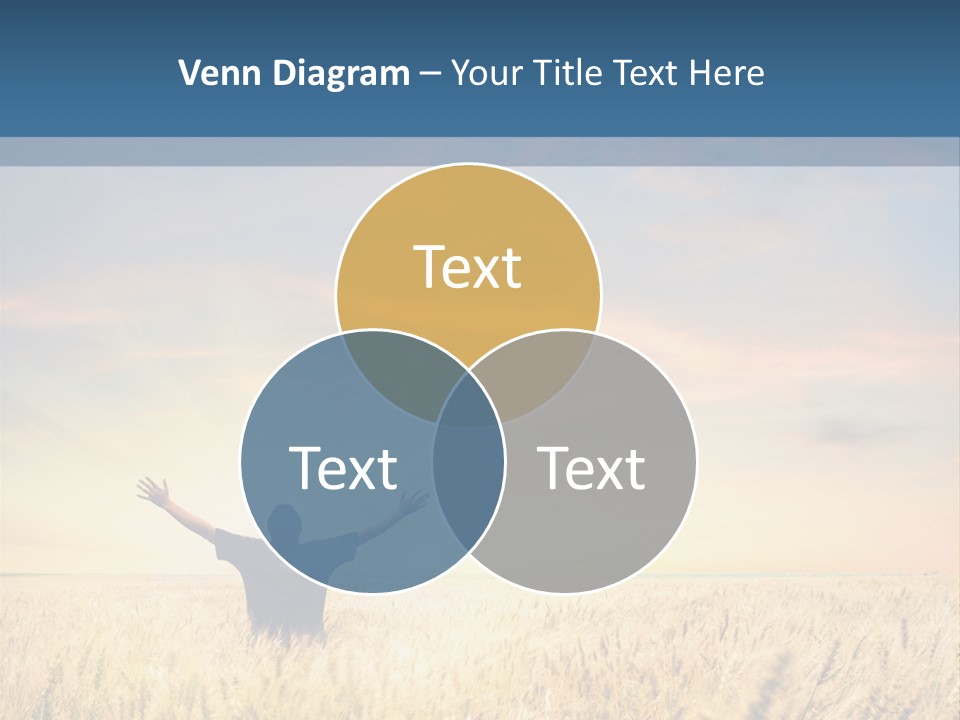 Blue Harvest Lifestyle PowerPoint Template