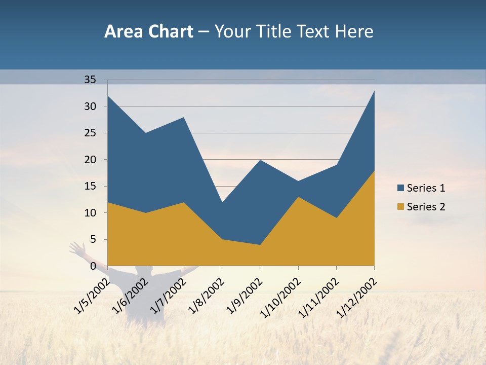 Blue Harvest Lifestyle PowerPoint Template