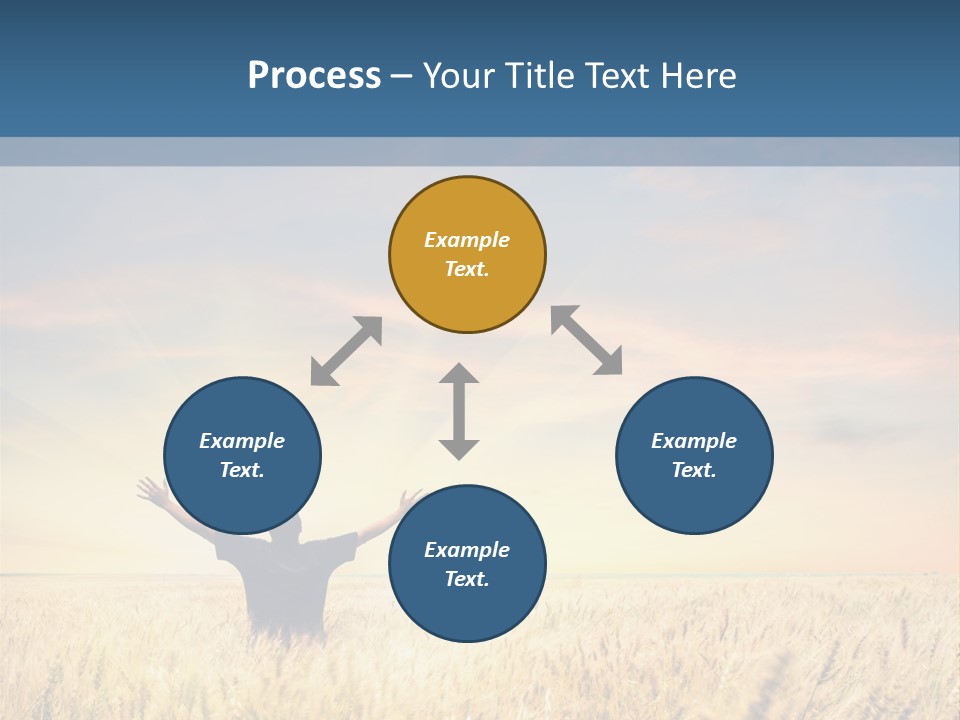 Blue Harvest Lifestyle PowerPoint Template