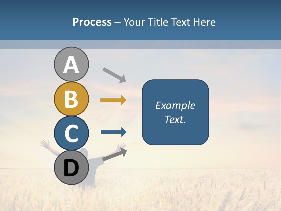 Blue Harvest Lifestyle PowerPoint Template