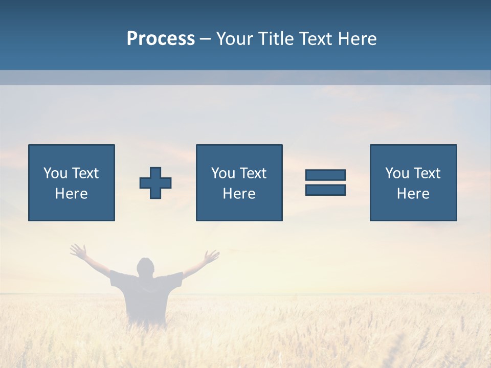 Blue Harvest Lifestyle PowerPoint Template
