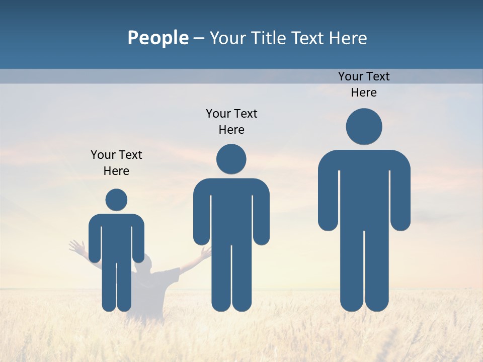 Blue Harvest Lifestyle PowerPoint Template