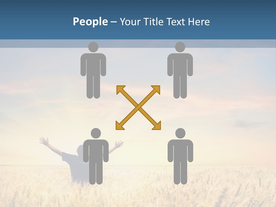 Blue Harvest Lifestyle PowerPoint Template