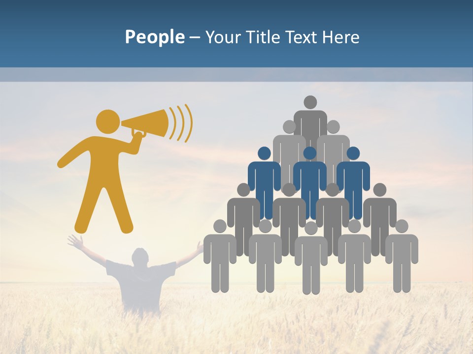 Blue Harvest Lifestyle PowerPoint Template