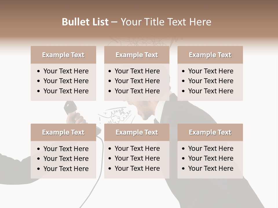 Finance Telephone Despair PowerPoint Template