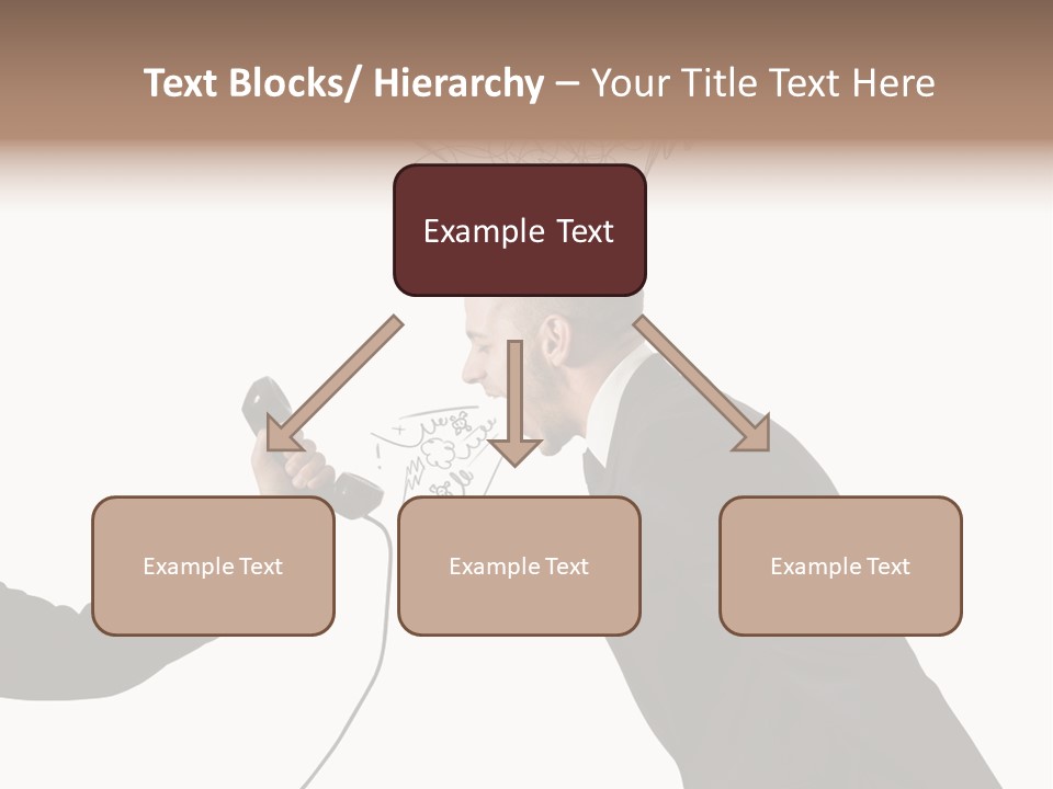 Finance Telephone Despair PowerPoint Template