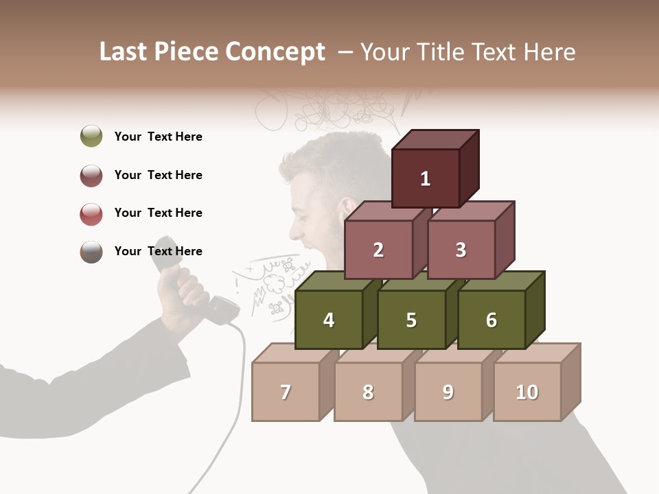 Finance Telephone Despair PowerPoint Template