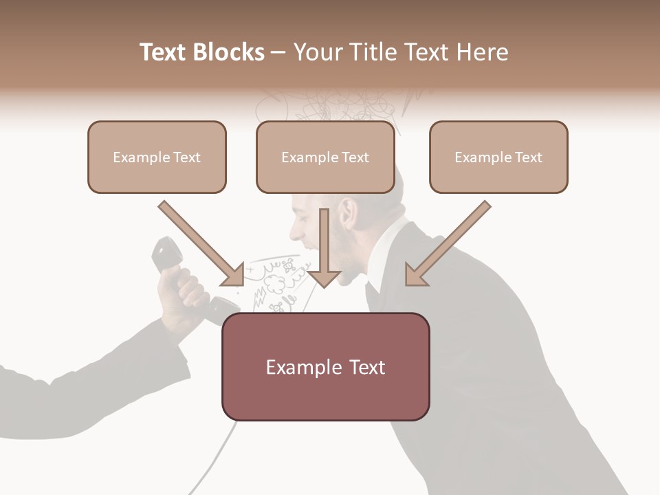 Finance Telephone Despair PowerPoint Template