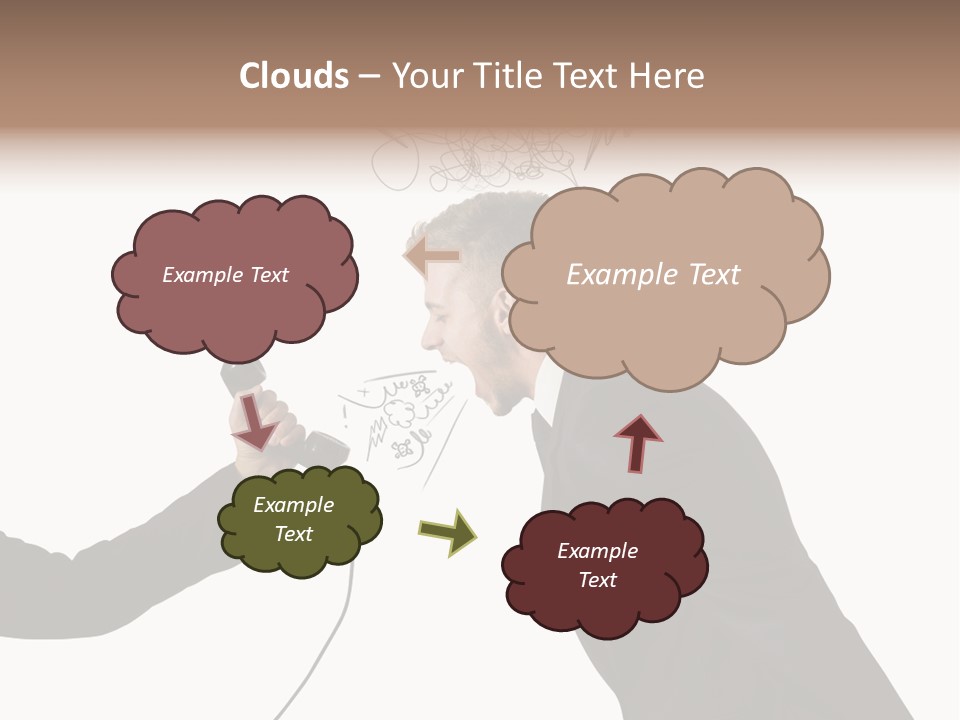 Finance Telephone Despair PowerPoint Template
