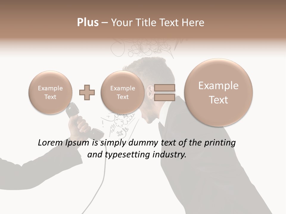 Finance Telephone Despair PowerPoint Template