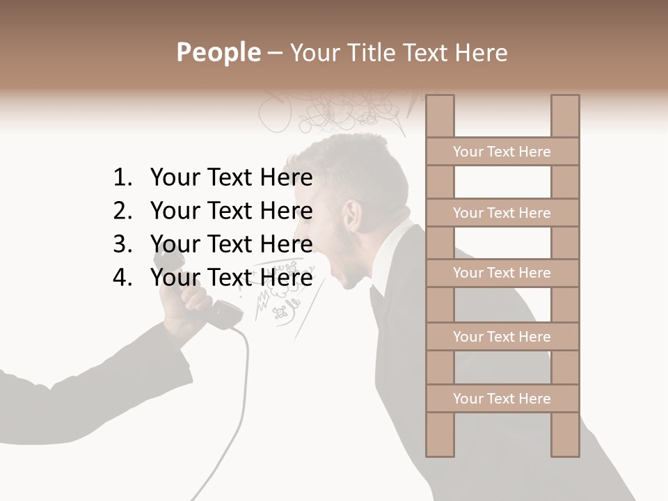 Finance Telephone Despair PowerPoint Template