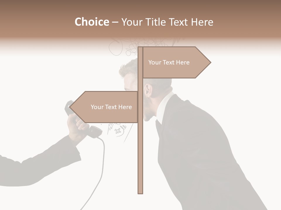 Finance Telephone Despair PowerPoint Template