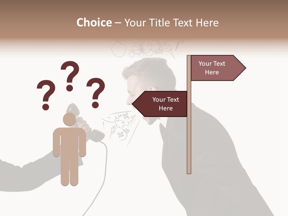 Finance Telephone Despair PowerPoint Template