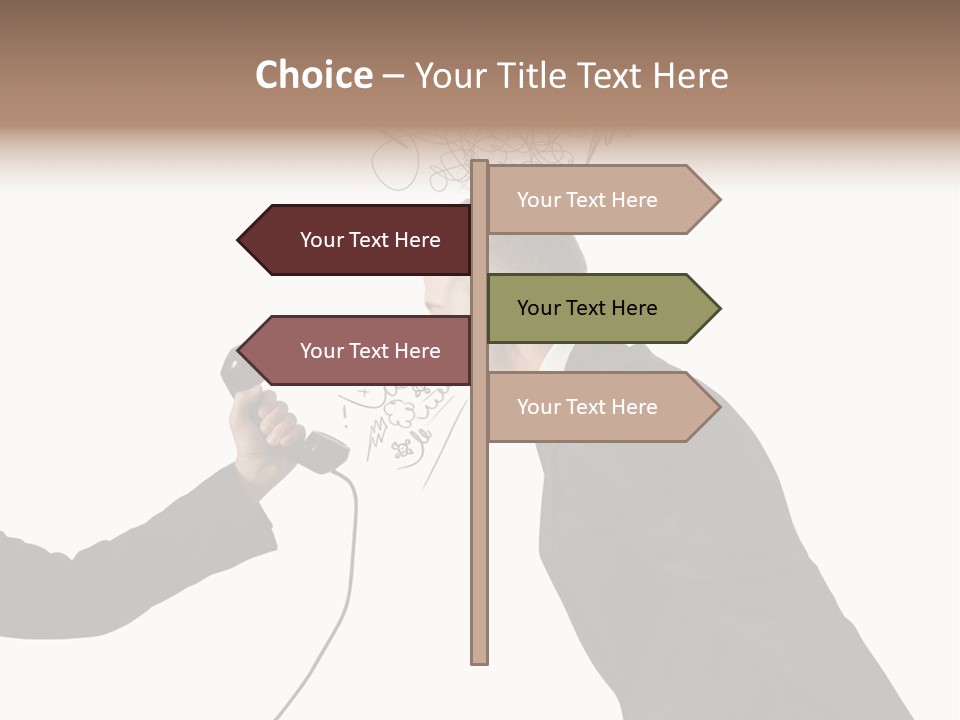 Finance Telephone Despair PowerPoint Template