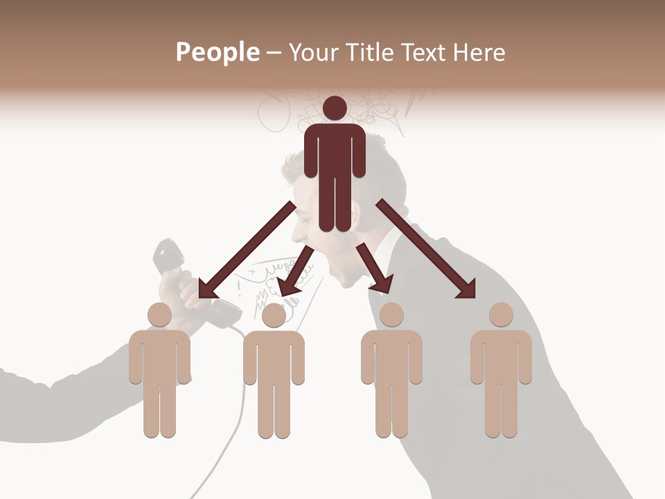 Finance Telephone Despair PowerPoint Template