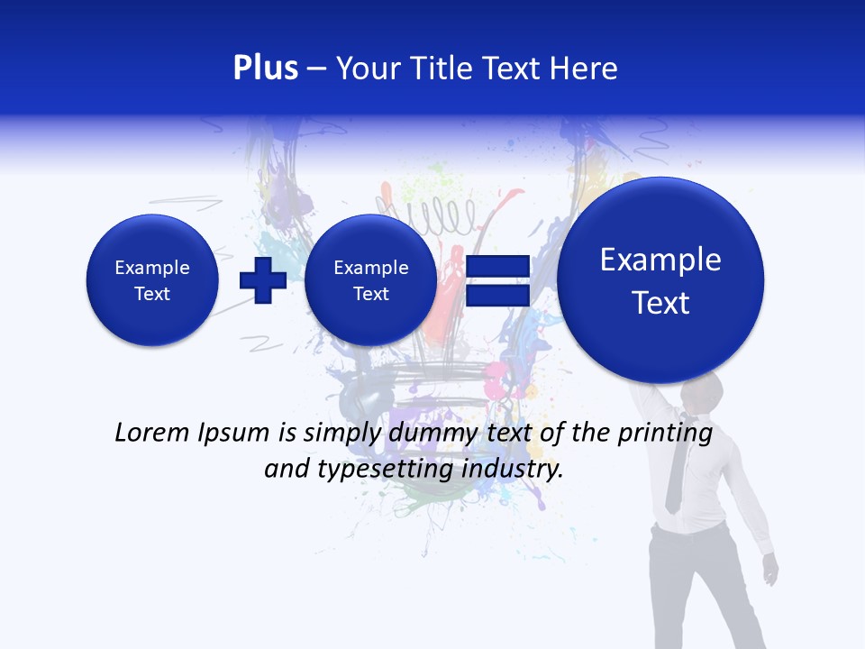 Splash Power Sketch PowerPoint Template