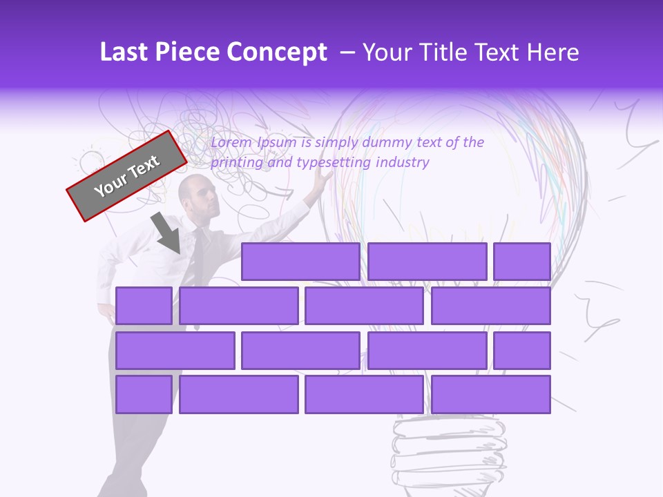 Pencil Paint Invention PowerPoint Template