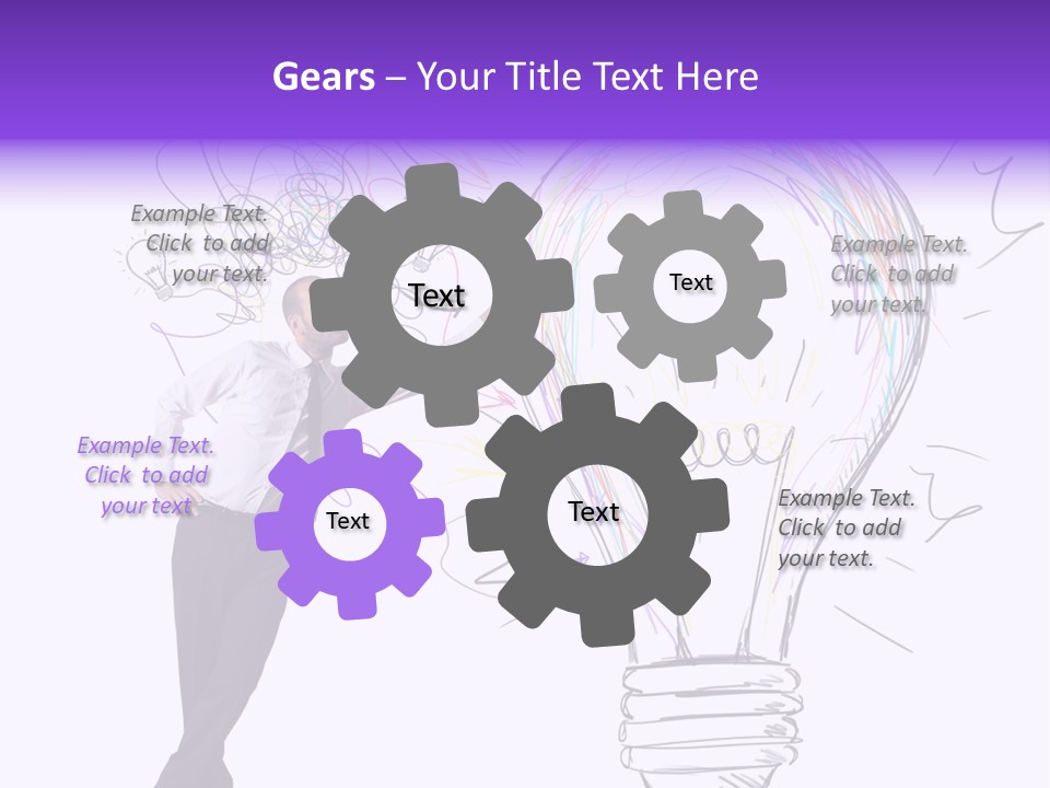 Pencil Paint Invention PowerPoint Template
