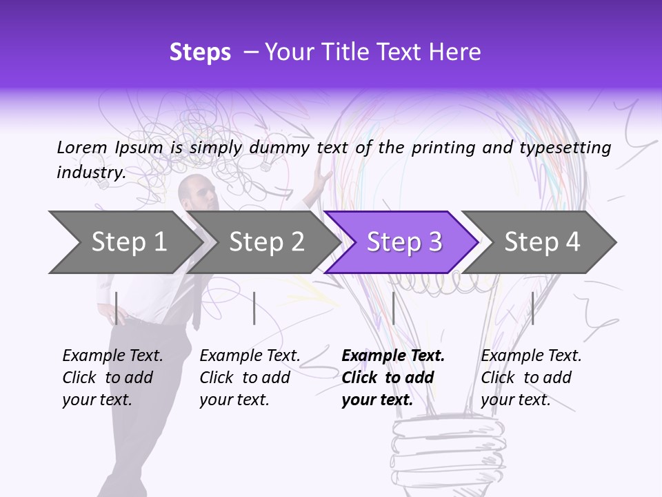 Pencil Paint Invention PowerPoint Template