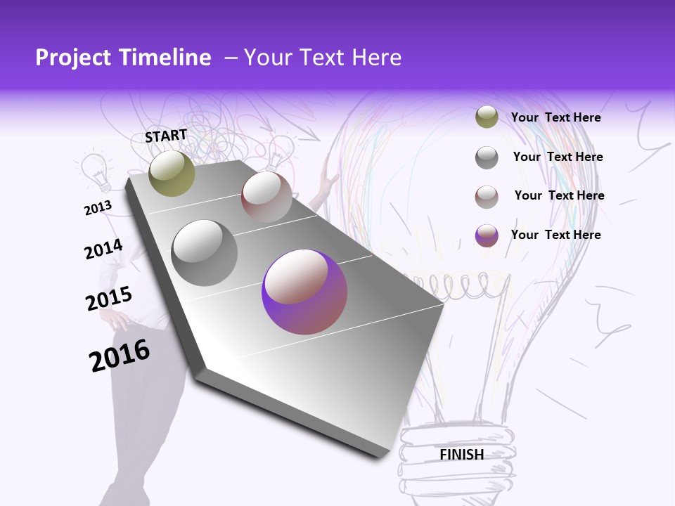 Pencil Paint Invention PowerPoint Template