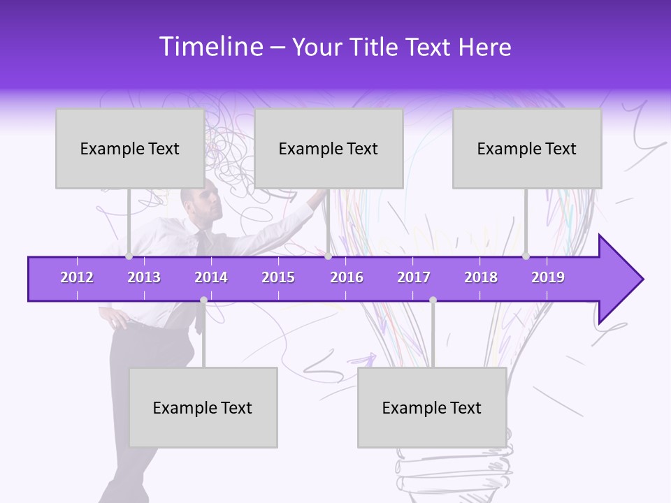 Pencil Paint Invention PowerPoint Template
