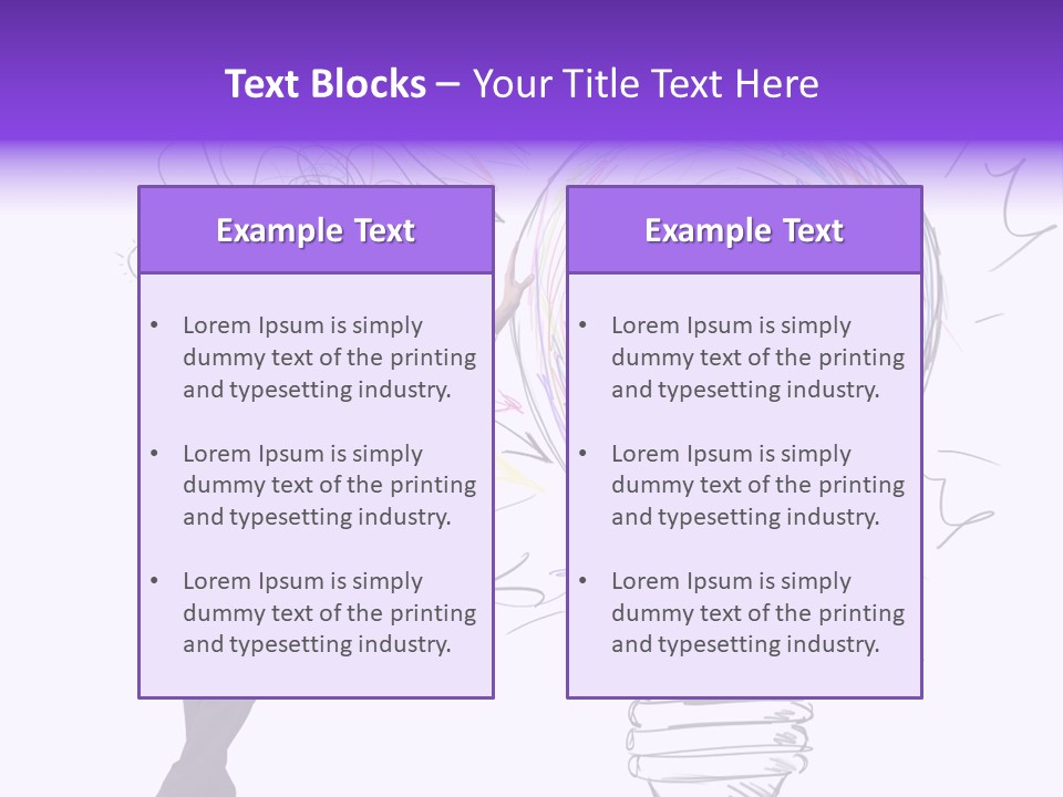 Pencil Paint Invention PowerPoint Template