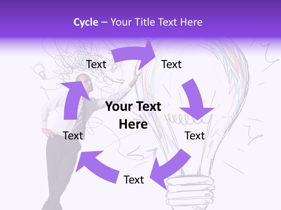 Pencil Paint Invention PowerPoint Template