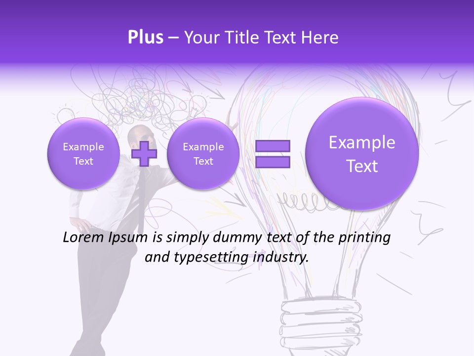 Pencil Paint Invention PowerPoint Template