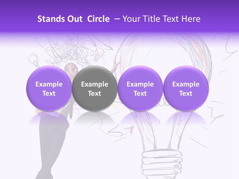 Pencil Paint Invention PowerPoint Template
