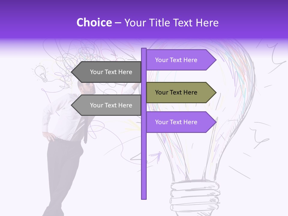 Pencil Paint Invention PowerPoint Template
