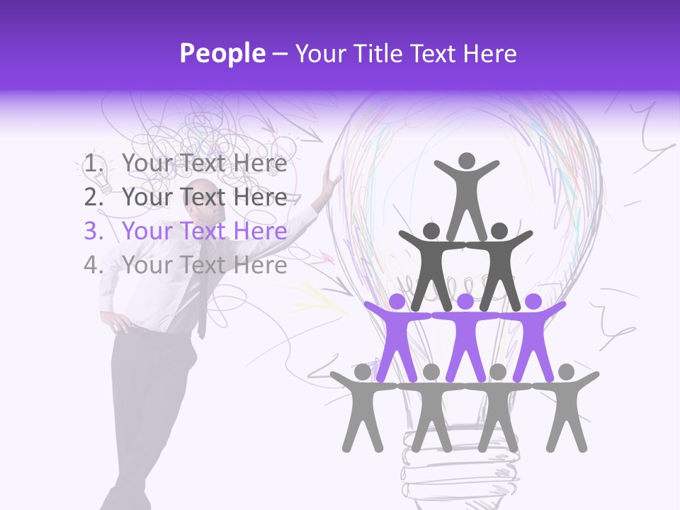 Pencil Paint Invention PowerPoint Template