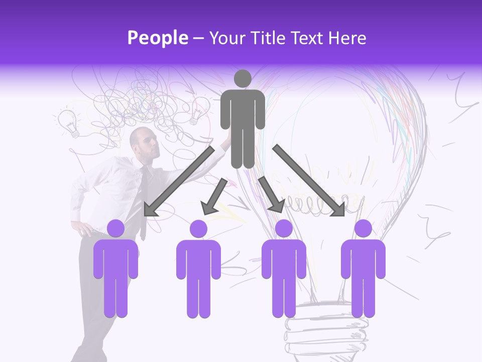 Pencil Paint Invention PowerPoint Template