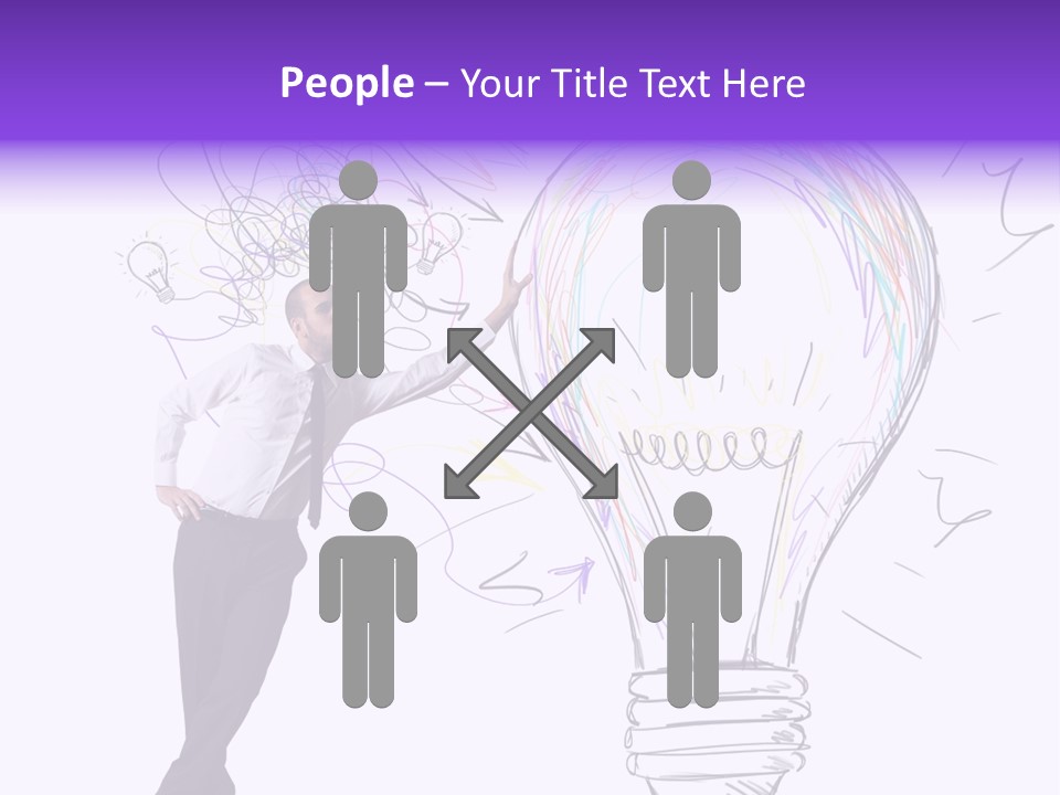 Pencil Paint Invention PowerPoint Template