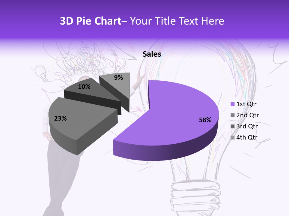 Pencil Paint Invention PowerPoint Template