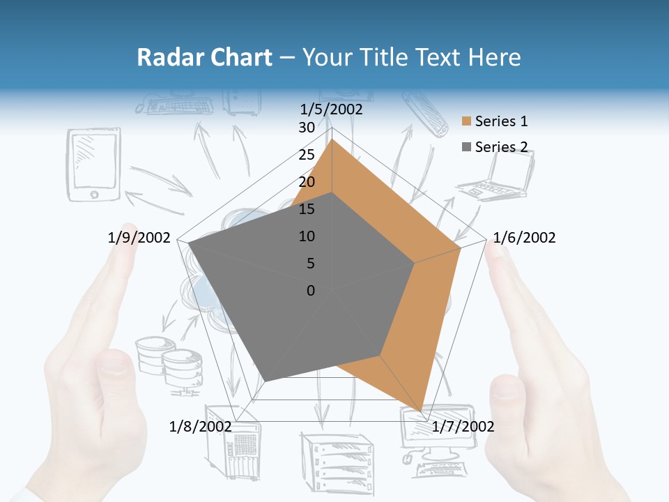 Business Hand Strategy PowerPoint Template