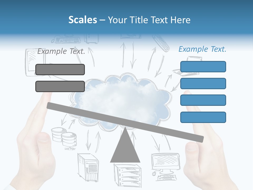 Business Hand Strategy PowerPoint Template