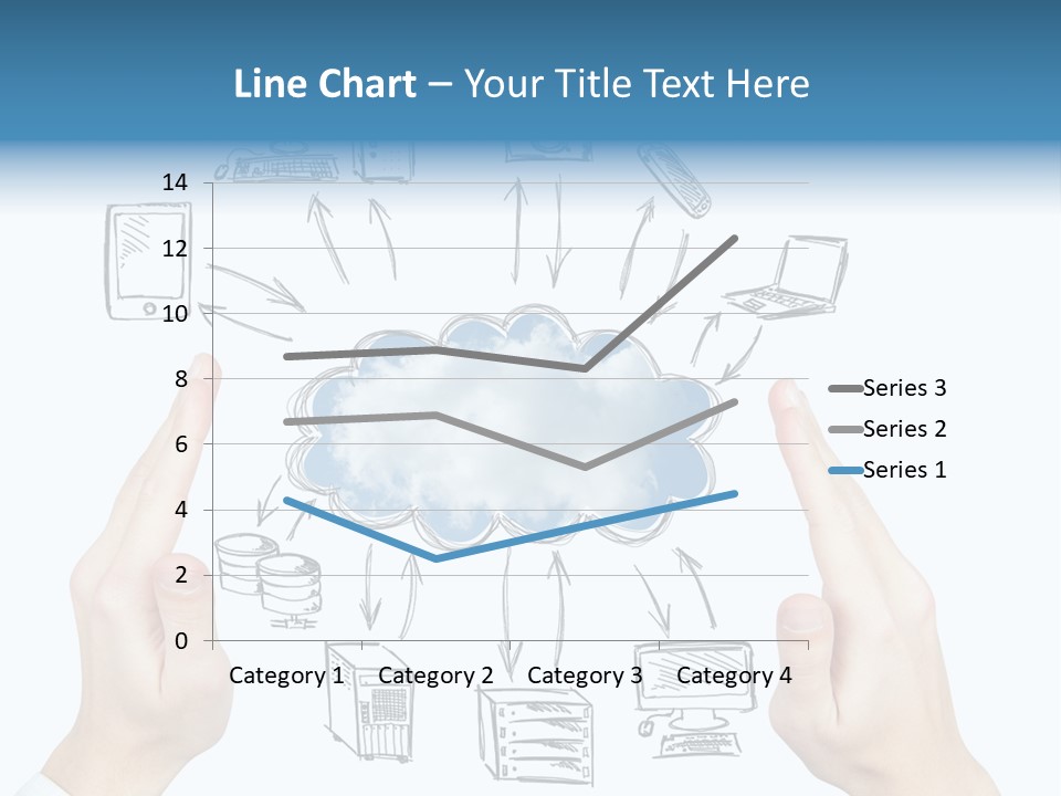 Business Hand Strategy PowerPoint Template