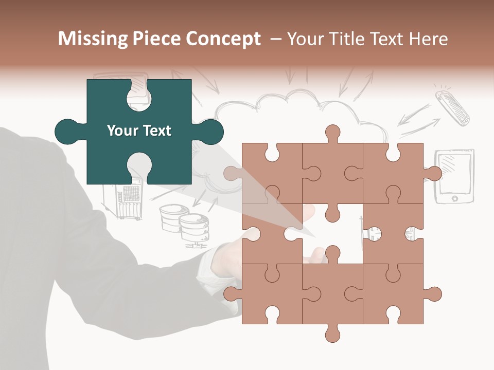 Computing Icon Backup PowerPoint Template