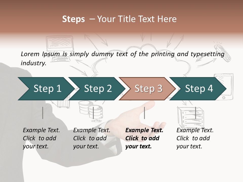 Computing Icon Backup PowerPoint Template