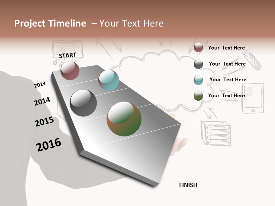 Computing Icon Backup PowerPoint Template