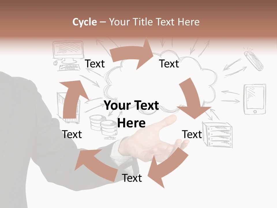 Computing Icon Backup PowerPoint Template