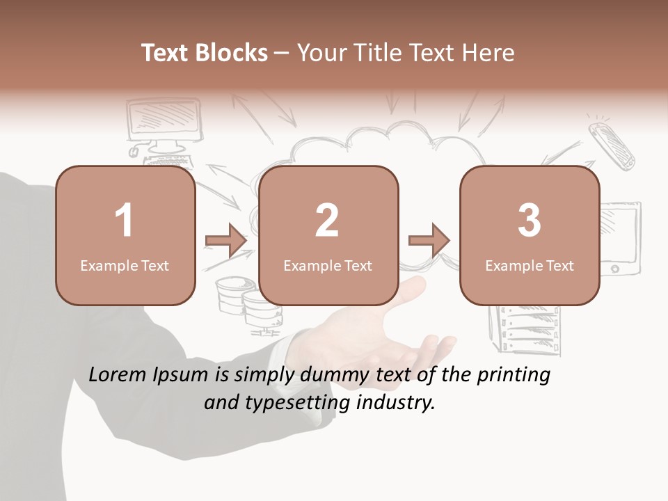 Computing Icon Backup PowerPoint Template