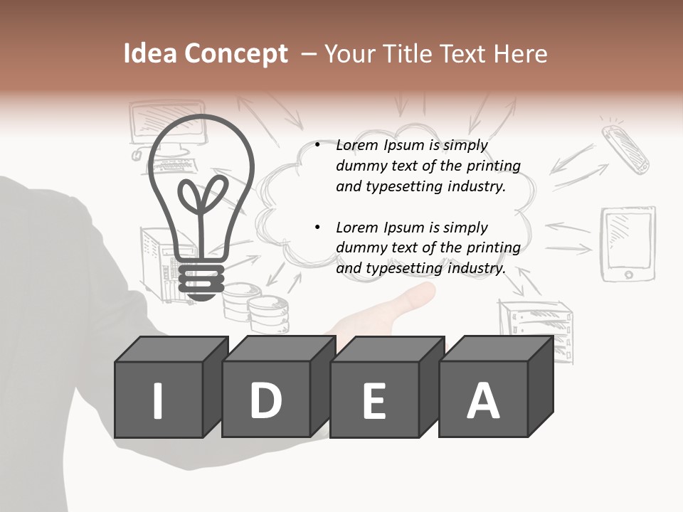 Computing Icon Backup PowerPoint Template