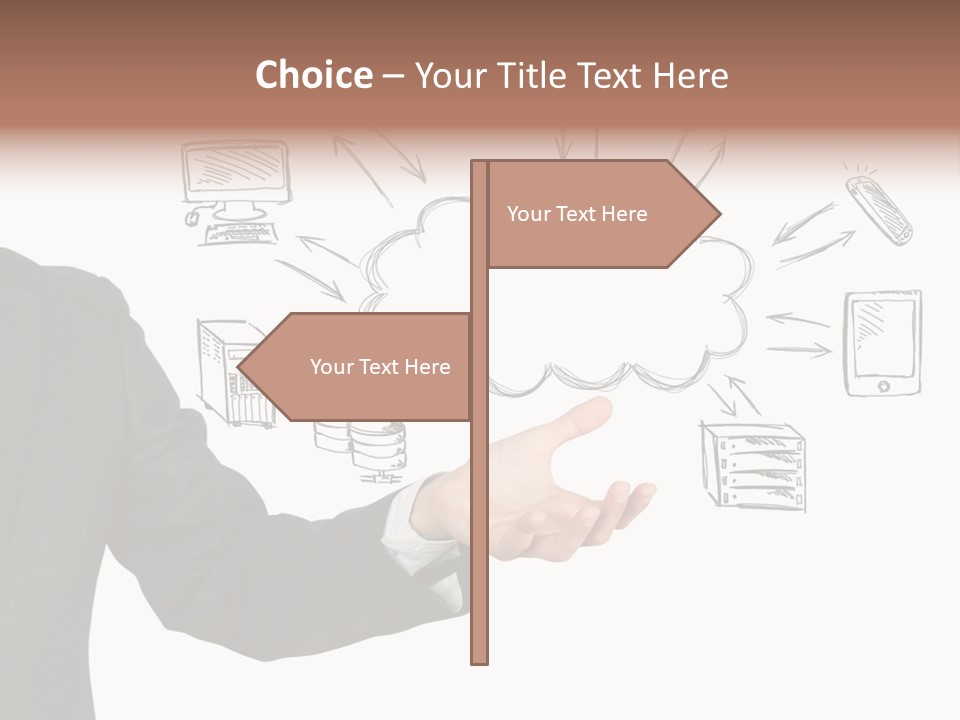 Computing Icon Backup PowerPoint Template