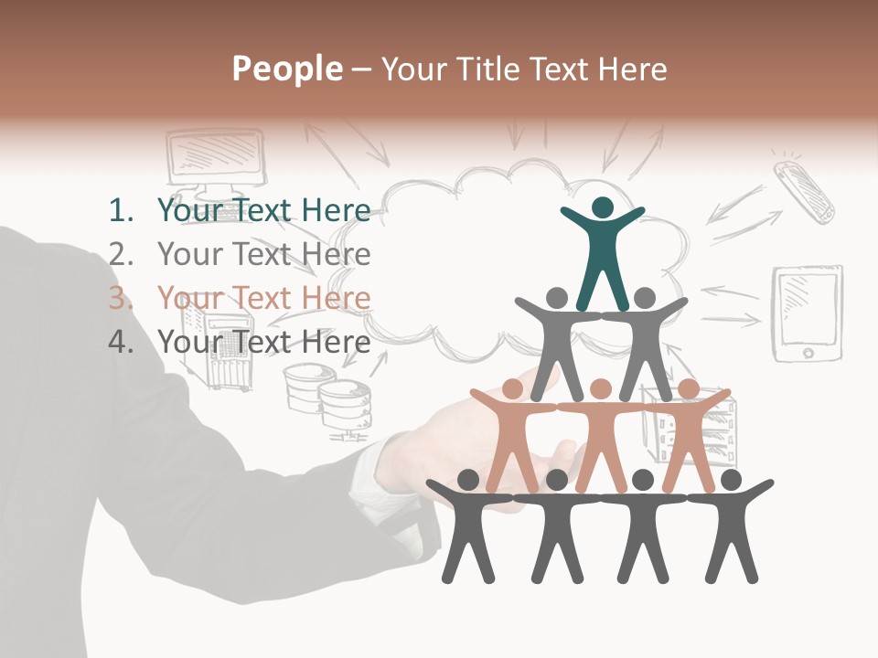 Computing Icon Backup PowerPoint Template