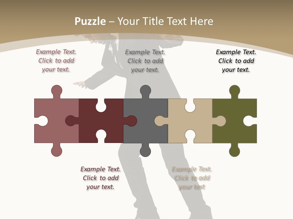 Outdoor Businessman Dangerous PowerPoint Template